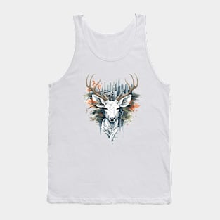 Stag Deer Animal Beauty Nature Wildlife Discovery Tank Top
